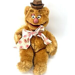 VINTAGE FOZZIE BEAR MUPPETS PLUSH DOLL JIM HENSON Direct Connect Intl 12” 1989